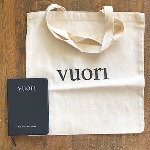 VUORI ☀️ Tote with Notebook ☀️ NEW